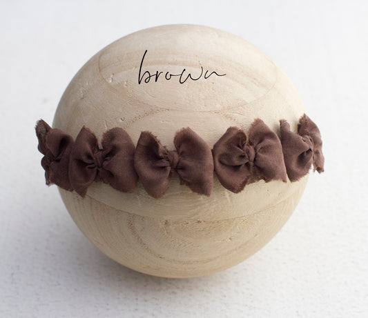 Brown | 5 bow tieback