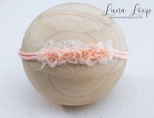 Shabby Peach Tieback