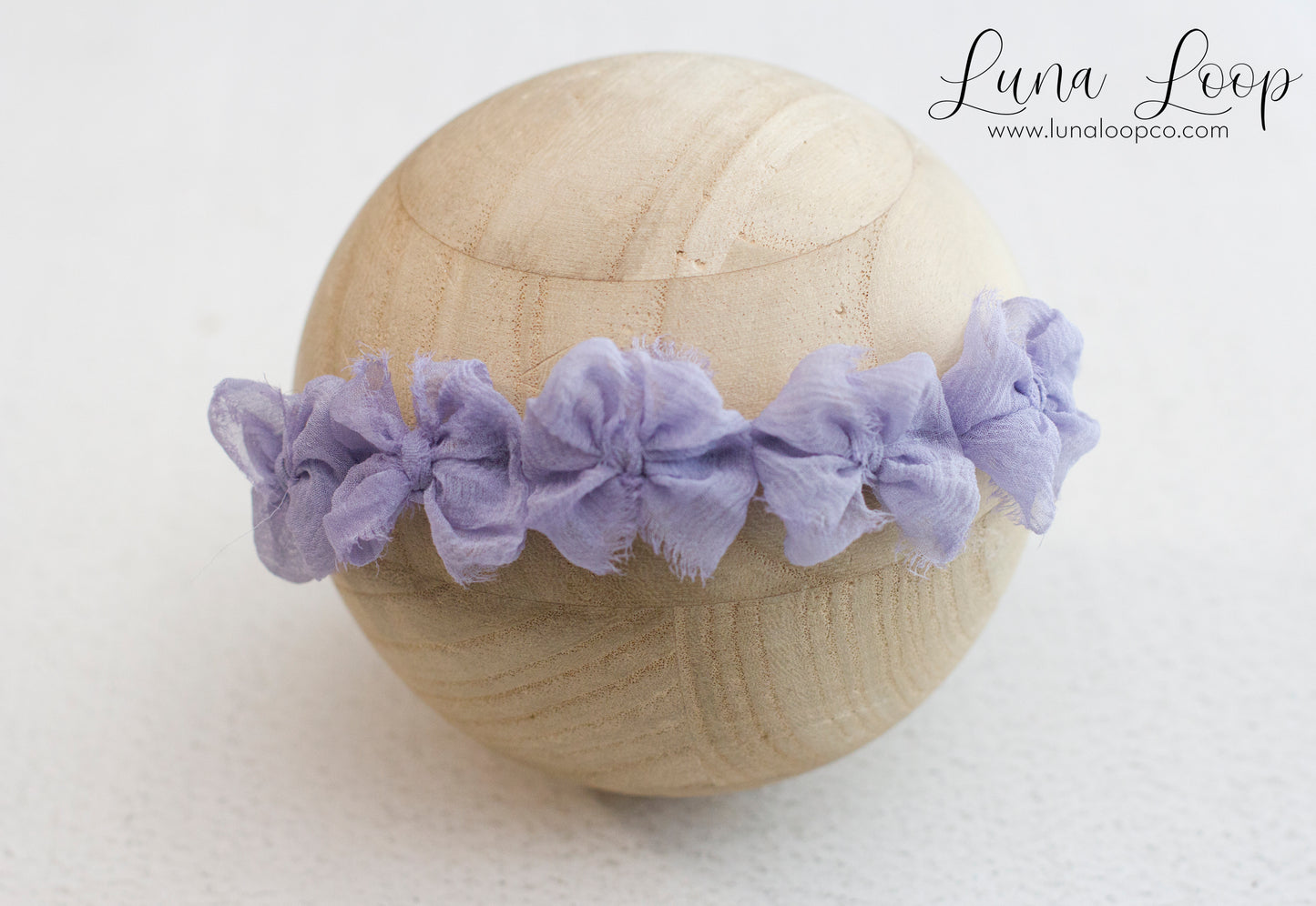 5 bow Lavender tieback