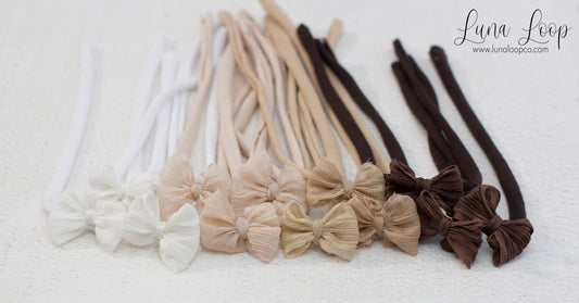 Crinkle Single Bow *neutral*