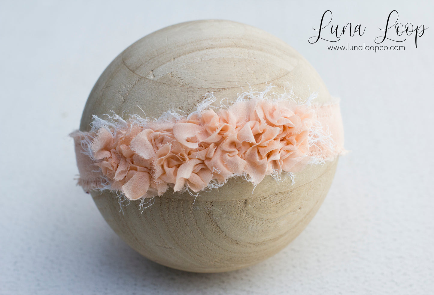 Shabby Peach Tieback