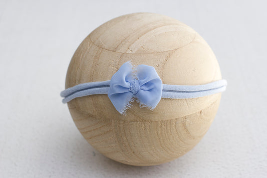 Blue | Rain Chiffon tieback