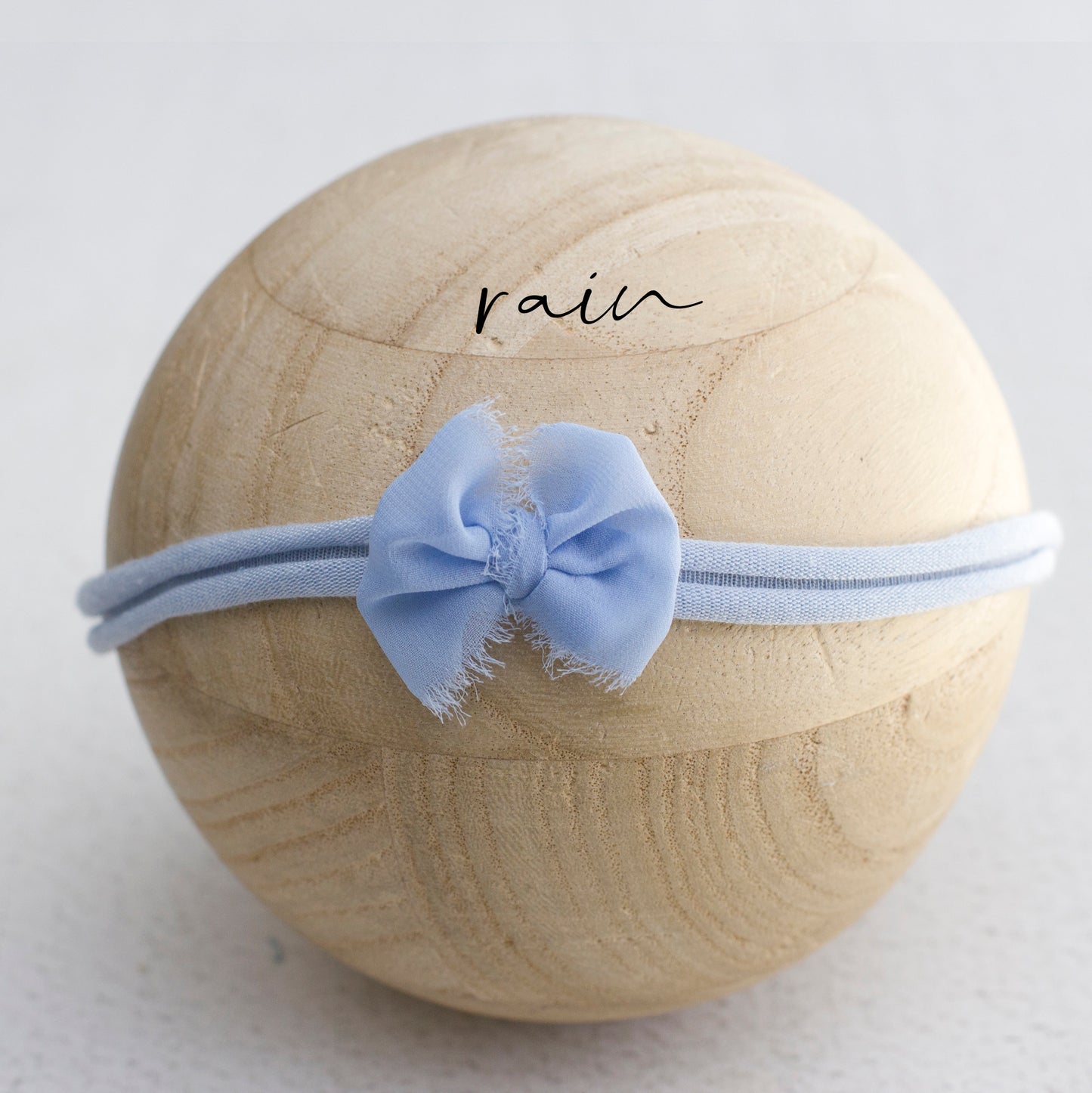 Blue | Rain Chiffon tieback