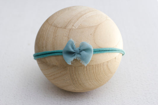 Blue | Jade Chiffon tieback