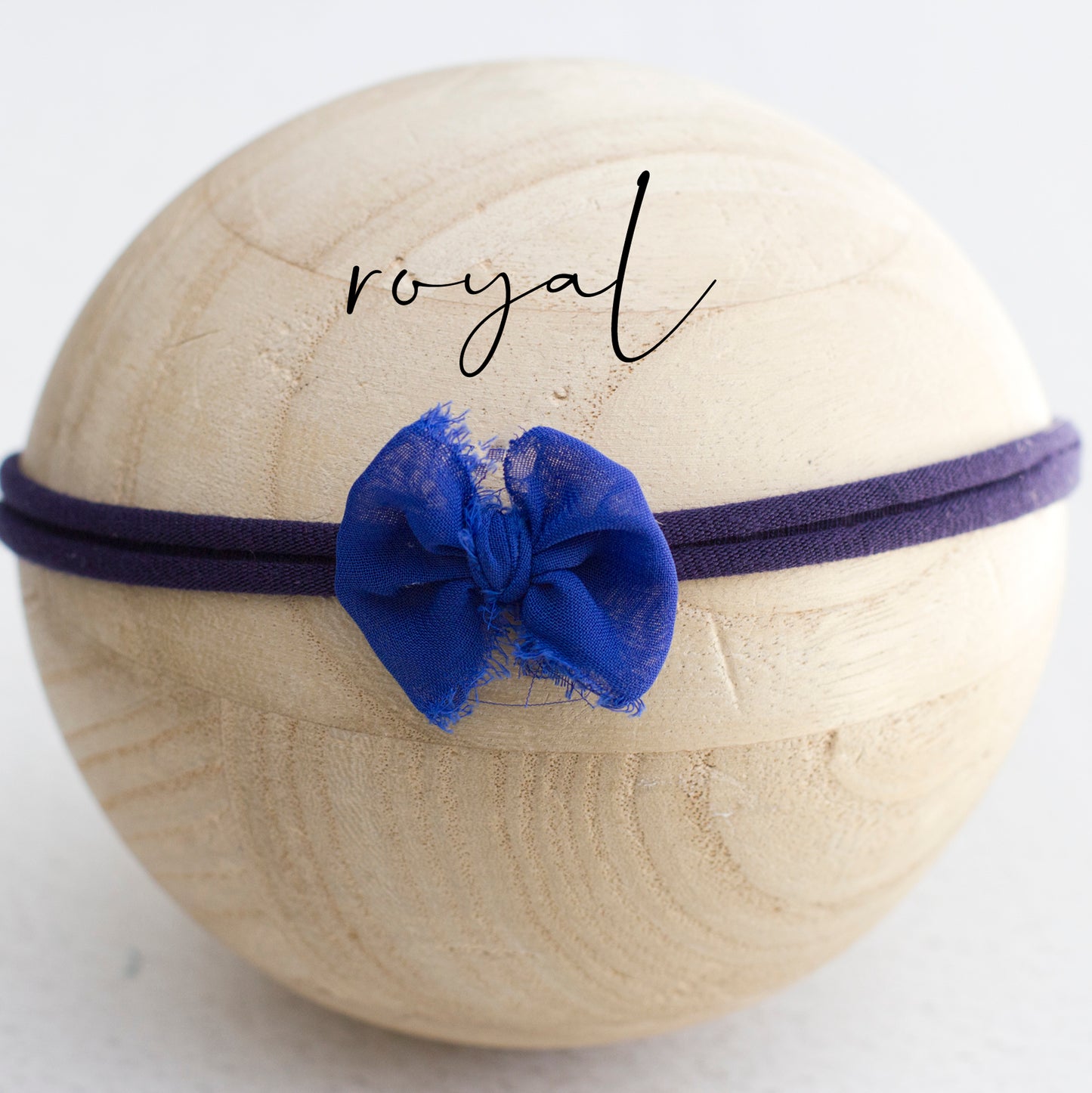 Blue | Royal Chiffon tieback