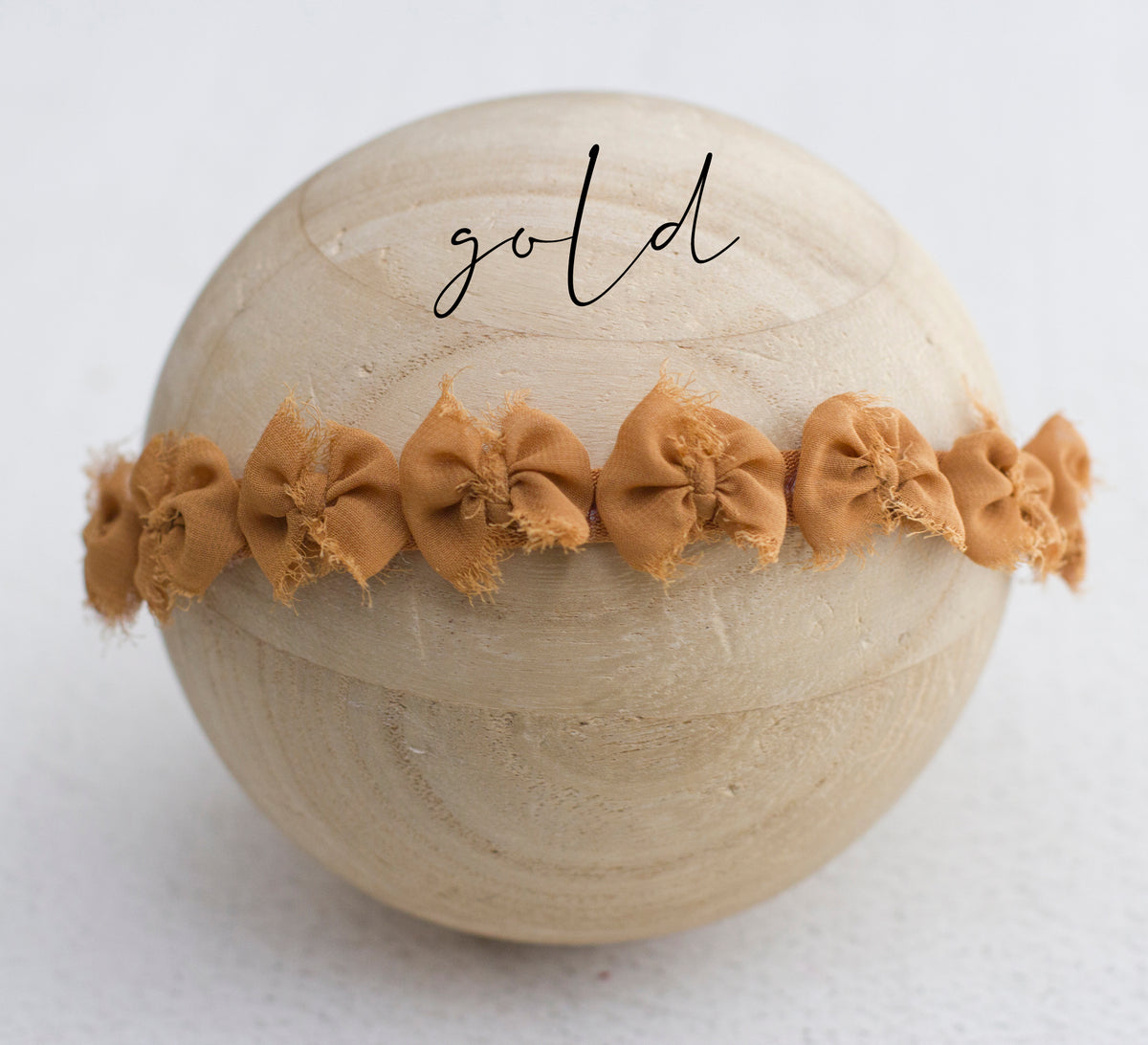 Gold | Multi bow Tiny Chiffon