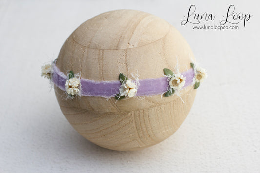 Purple | Lavender Luxe Velvet Tieback
