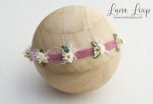 Pink | Luxe Carnation Velvet Tieback