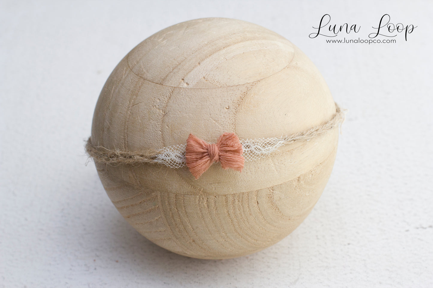 Terracotta | Tiny Lace Bow