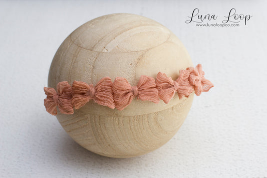 Terracotta | Crinkle Multi bow