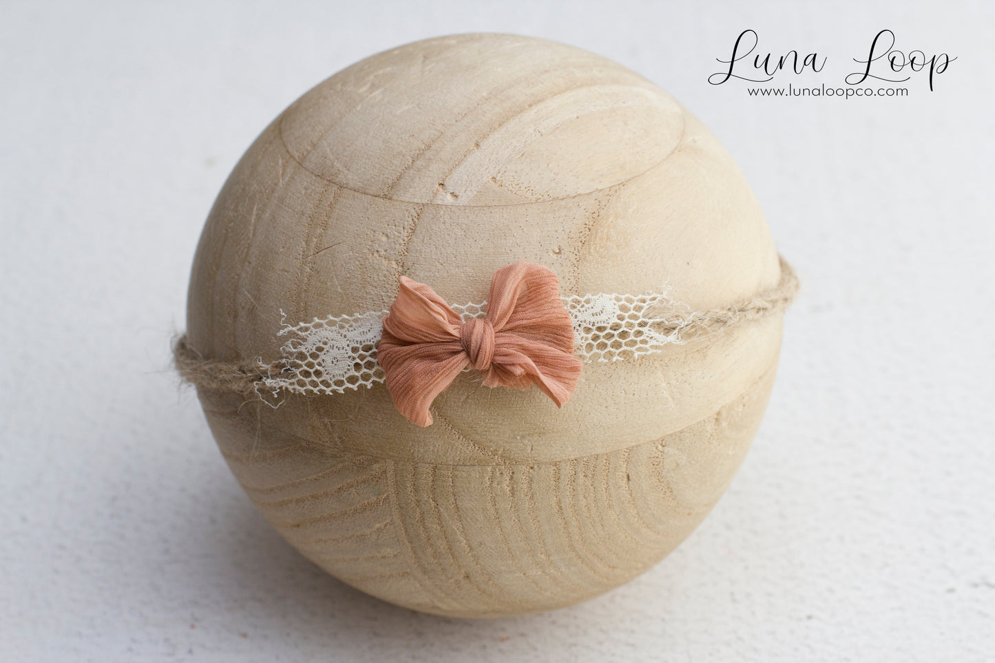 Terracotta | Lace Bow