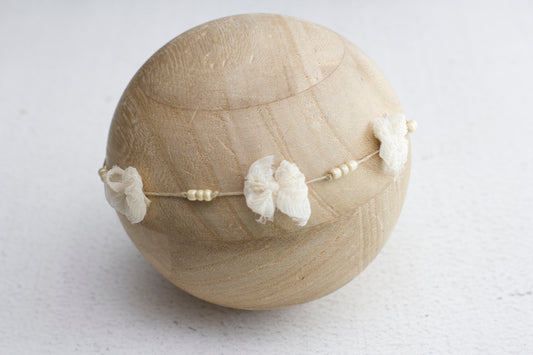 Cream | Bow Bead