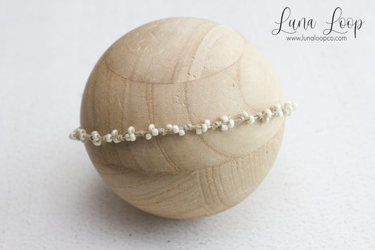 Cream | beaded