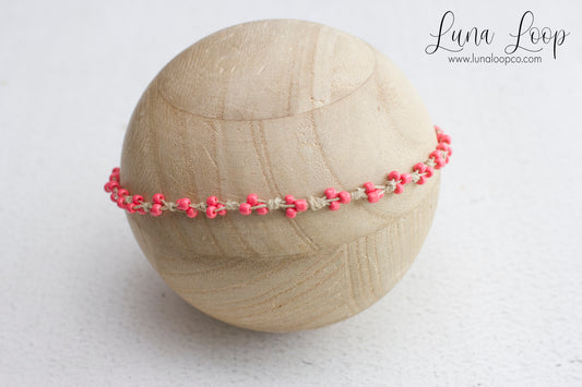Pink | Coral beaded