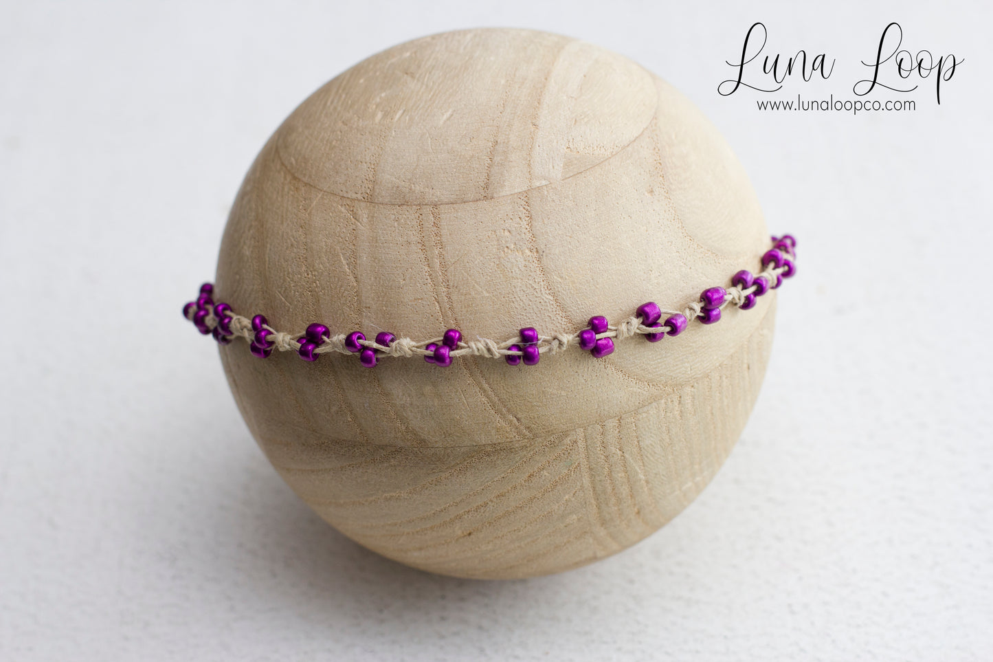 Purple | beaded
