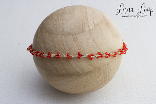 Red | beaded