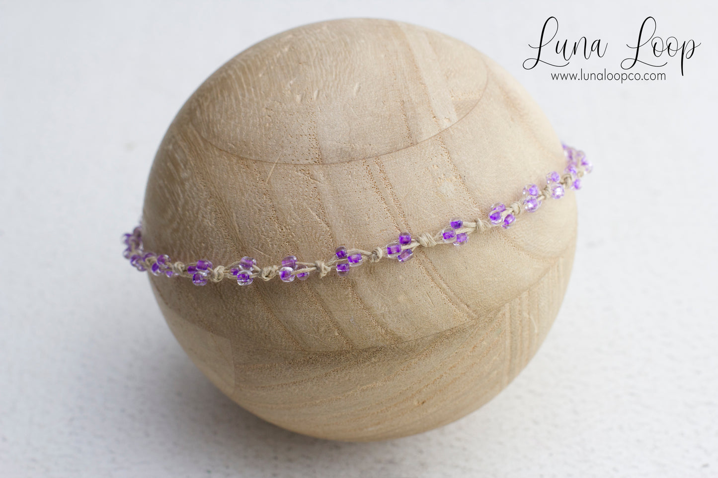 Purple | beaded
