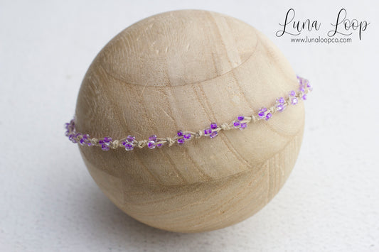 Purple | beaded