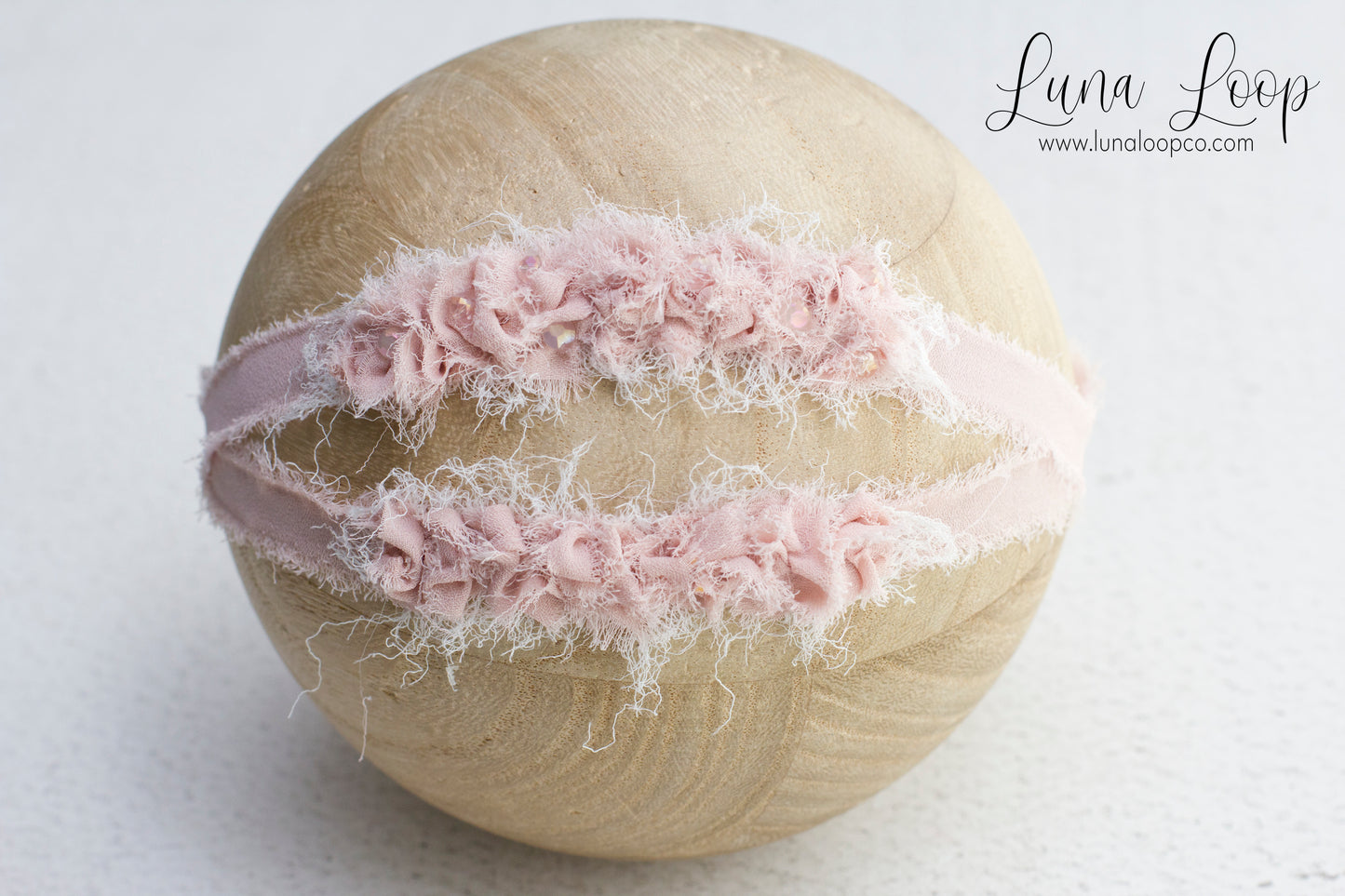 Pink | Blush Shabby Tieback