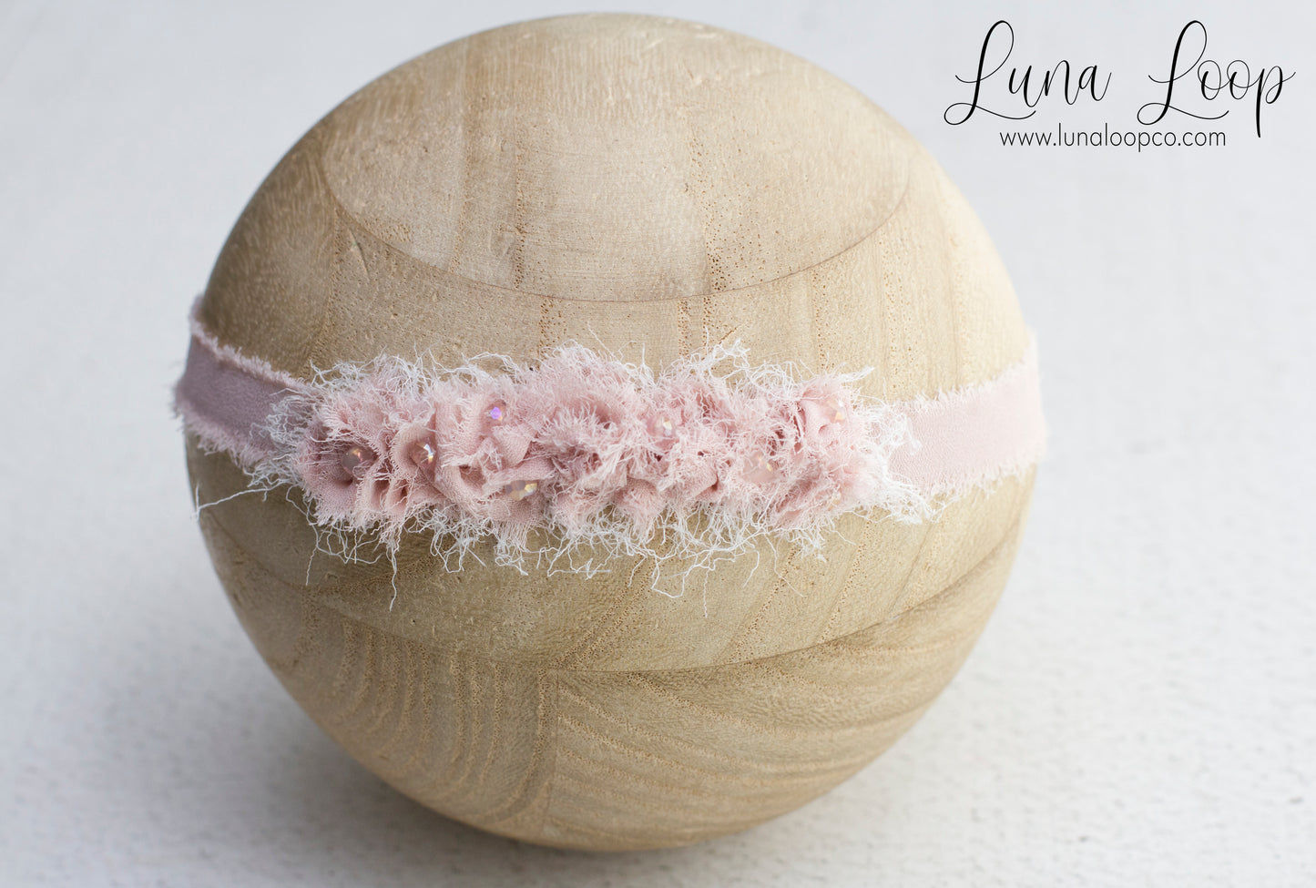 Pink | Blush Shabby Tieback