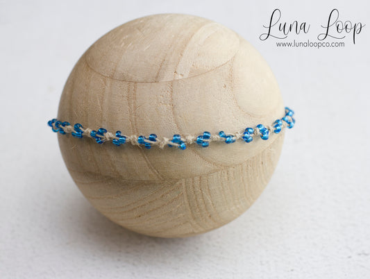 Blue | beaded