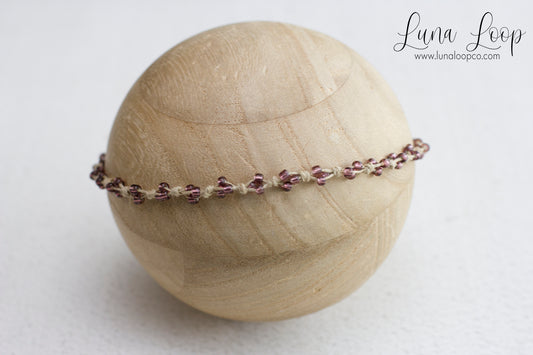 Brown | beaded