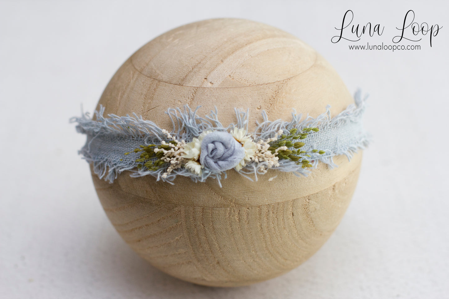 Blue | Rain Flower tieback