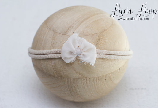 Ivory | Chiffon tieback