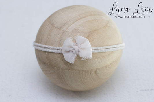 Ivory | Chiffon tieback