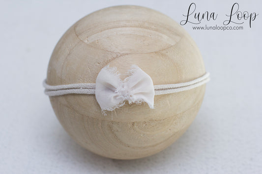 Ivory | Chiffon tieback