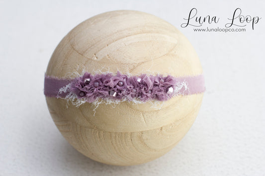 Purple | Shabby Tieback