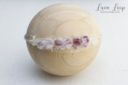 Mauve | Trio Velvet Bow