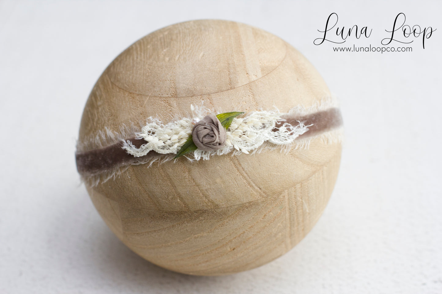 Taupe | Luxe Velvet Tieback