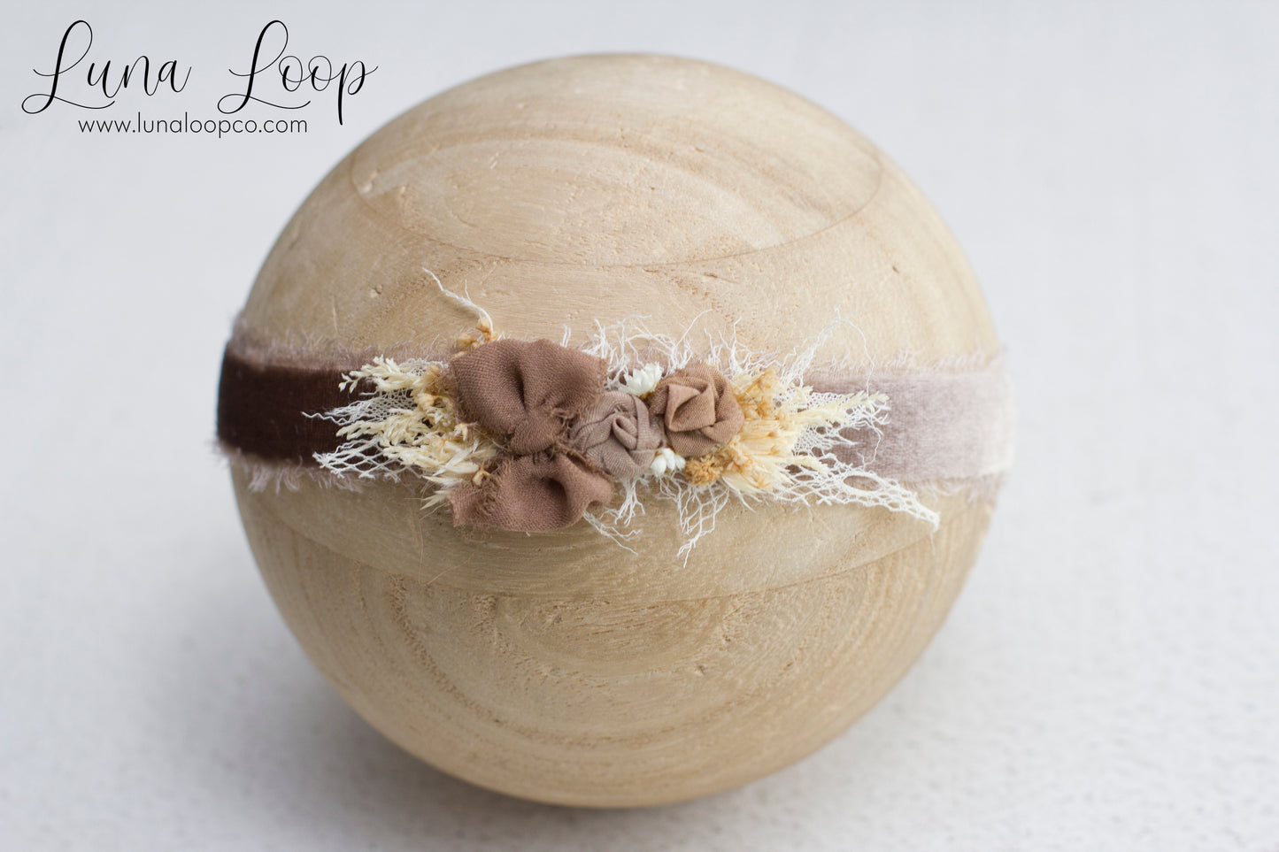 Brown | Luxe Velvet Tieback