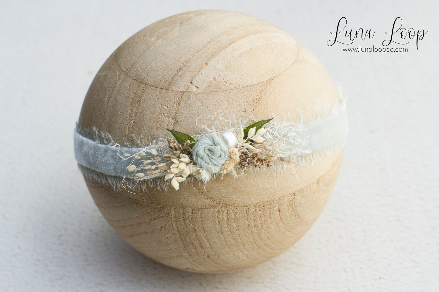 Green | Greenmint Luxe Velvet Tieback