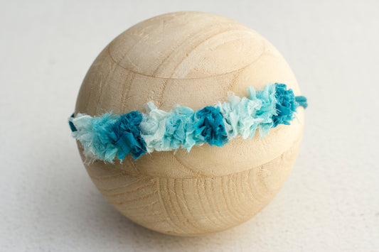 Teal | Shabby Ombre Tieback