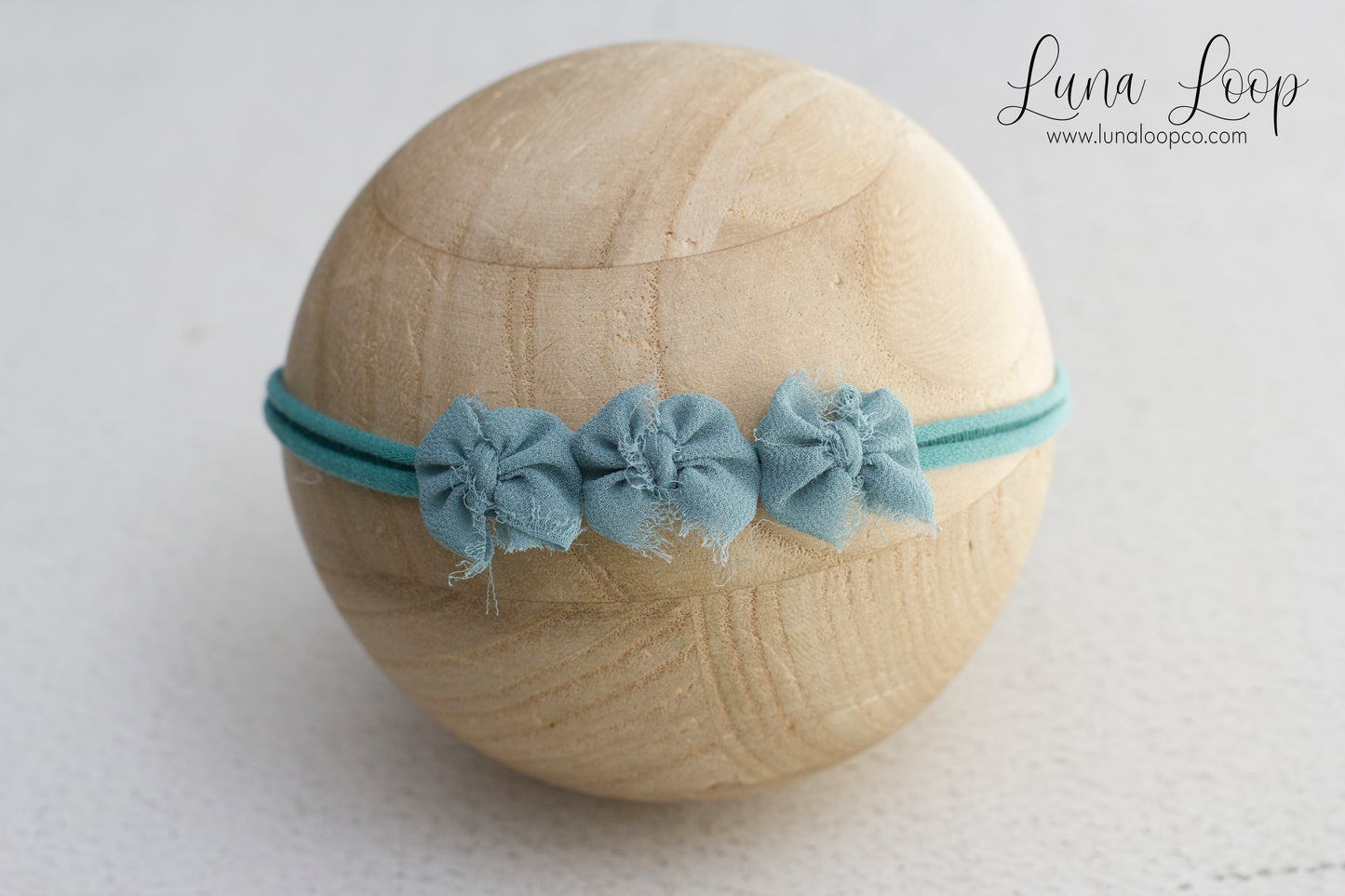 Blue | Jade trio bow