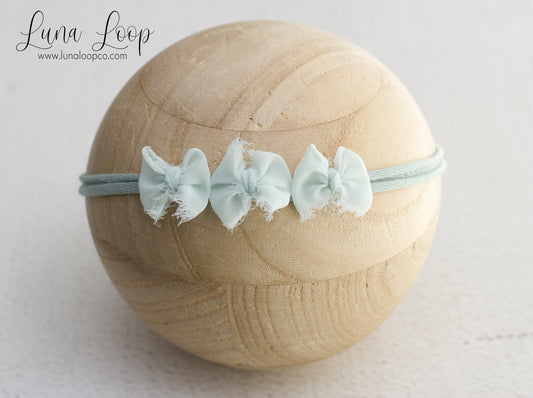 Green | Sage trio bow