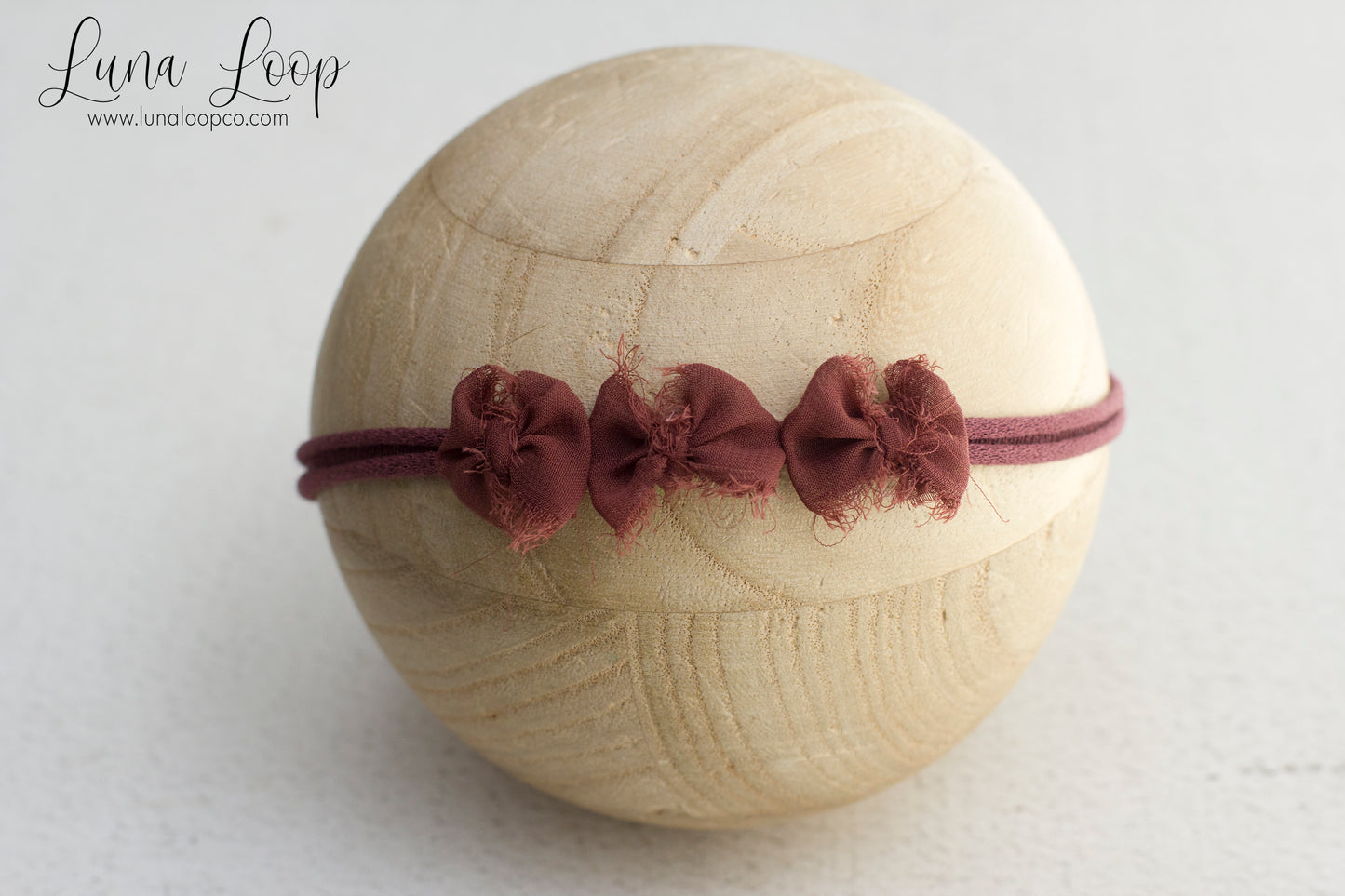 $ Natural | chestnut trio bow