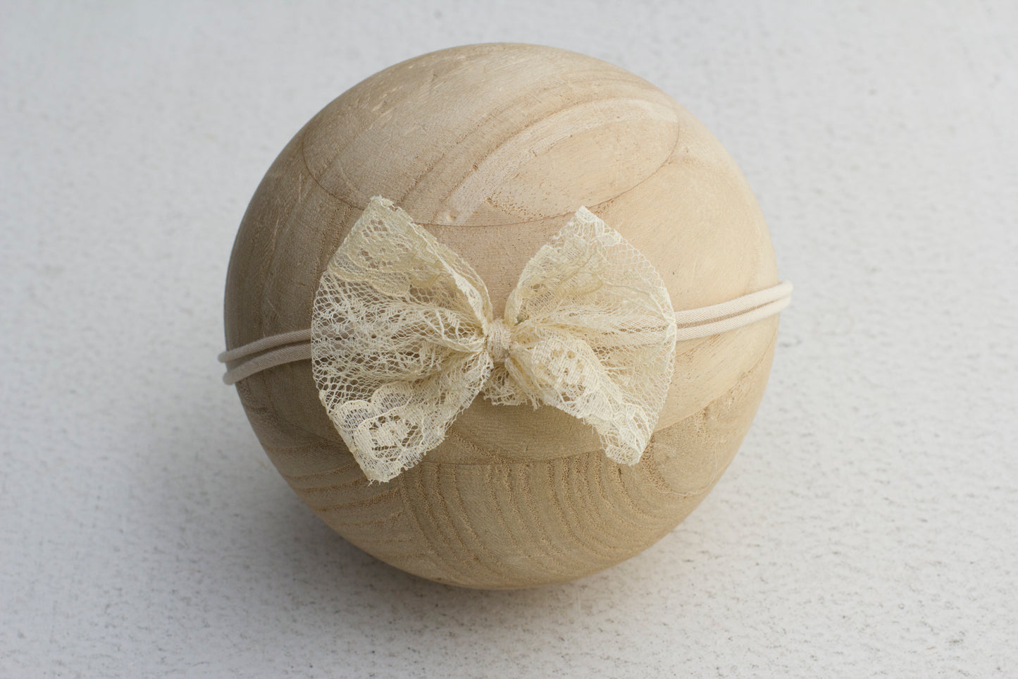 Cream | Lace Grande bow