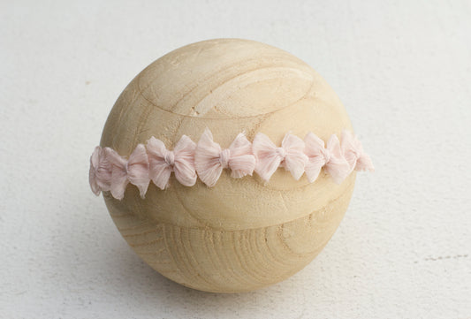 Blush | Crinkle Tiny multi bow
