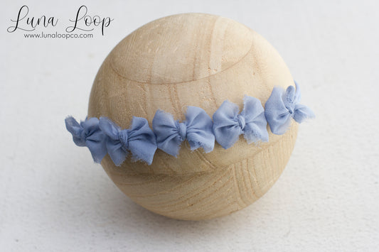 Blue | 5 bow tieback
