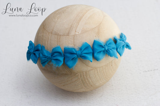 Blue | 5 bow tieback