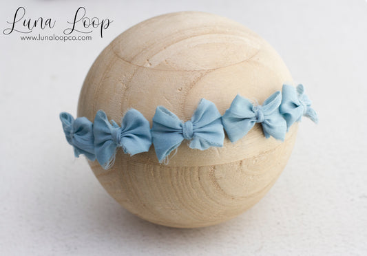 Blue | 5 bow tieback