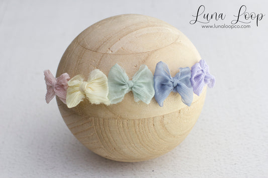 Rainbow | Pastel Crinkle Tieback
