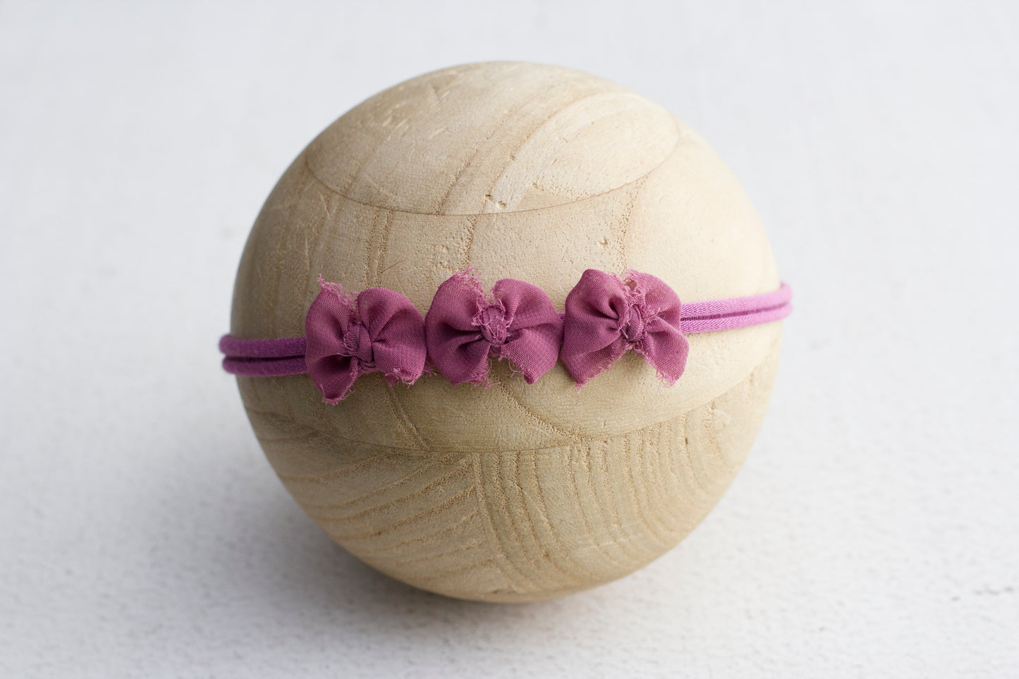 Mulberry | Chiffon Trio Bow