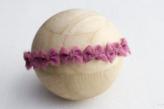 Mulberry | Chiffon Tiny Multi Bow
