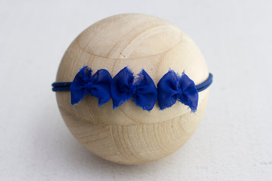 Blue | Royal trio tieback