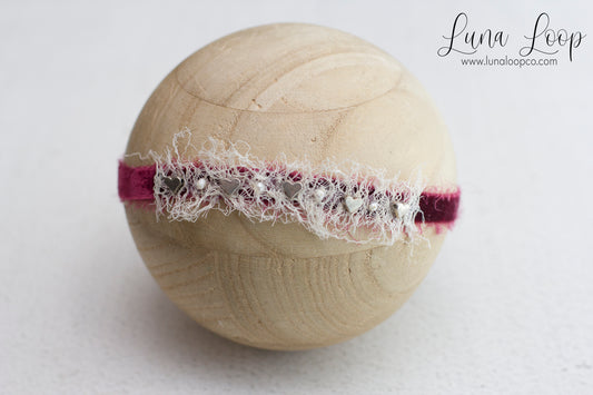 Red | Luxe Velvet Tieback