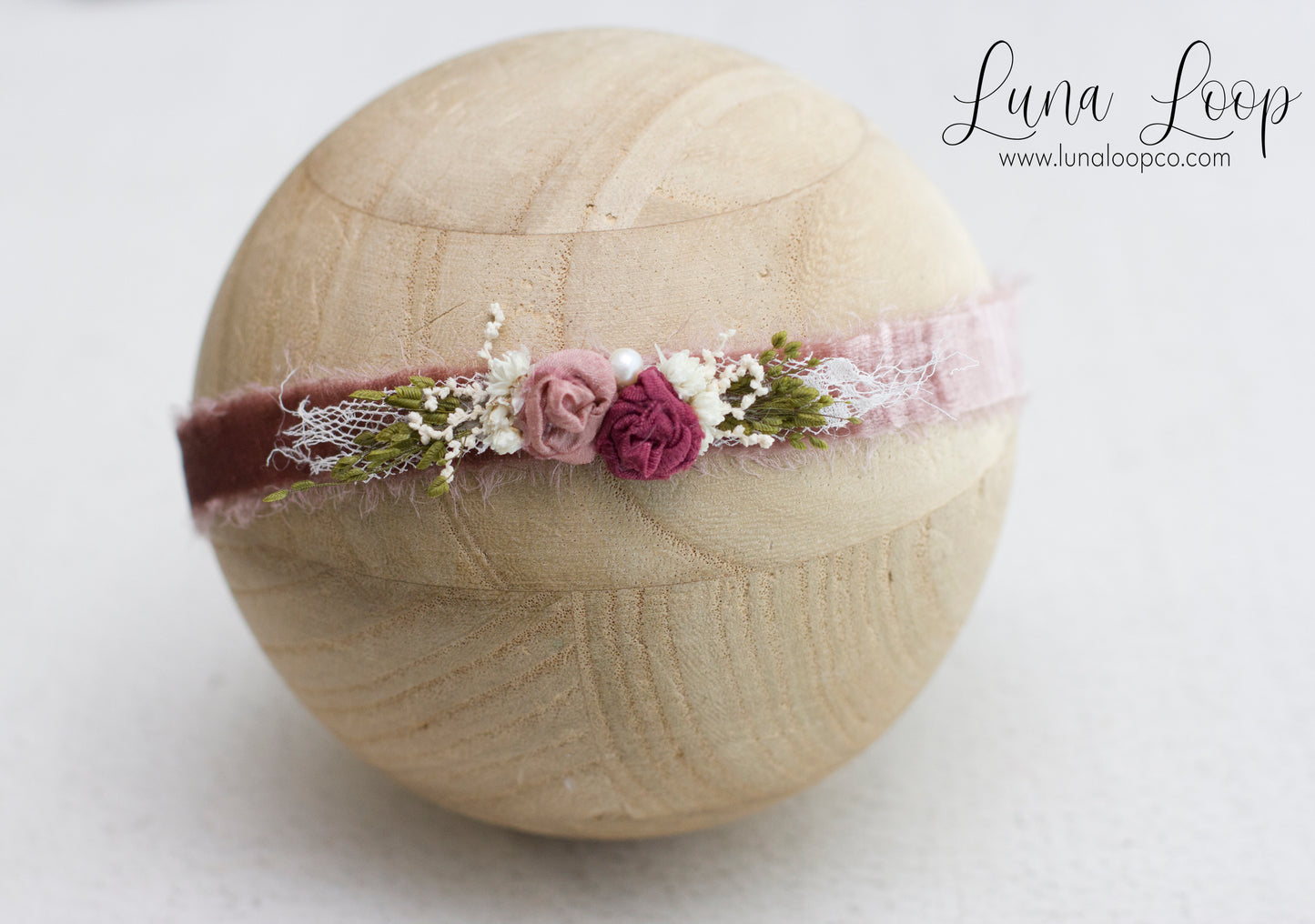Pink | Deep Dusty Luxe Velvet Tieback